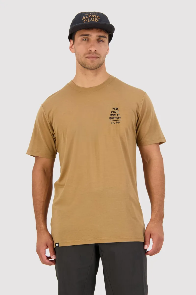 Mons Royale Icon T-shirt Toffee-1